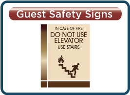 Best Western Premier Intersect Guest Safety Signs