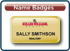 Keller Williams Custom Name Badges