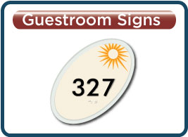 LaQuinta Classic Guest Room Number Signs