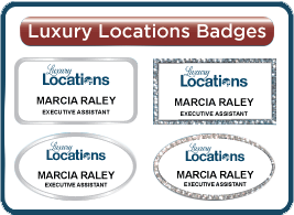 Luxury Locations Name Badges