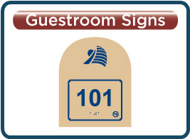 Mainstay Guest Room Number Signs