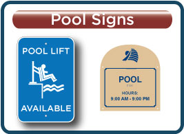 Mainstay Pool Signs