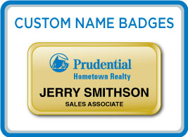 Prudential Real Estate Custom Name Badges