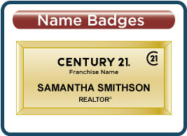 Century 21® Custom Name Badges