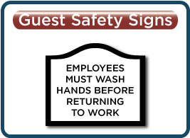 Best Western Plus Executive Guest Safety Signs