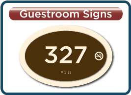 Best Western Plus Oval Guestroom Signs