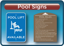 Microtel Classic Pool Signs