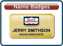 Realty Executives Custom Namebadges
