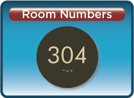 Hyatt Place Guest Room Number Signs