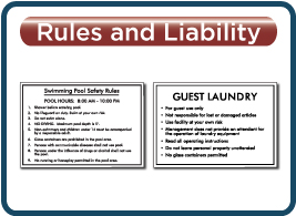 Sign Resource Center Rules and Liability