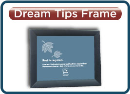 Sleep Inn Dream Tips Frame