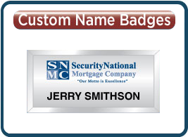 SecurityNational Mortgage Co Custom Name Badges