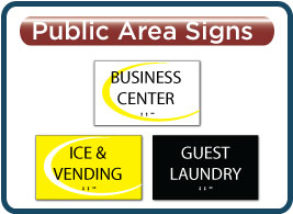 Super 8 Public Area Signs