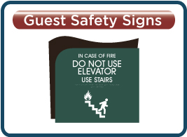 Best Western Plus Wave I Guest Safety Signs