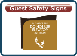 Best Western Plus Wave II Guest Safety Signs