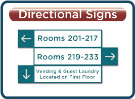 Woodspring Suites Directional Signs