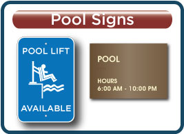 Wyndham Hotel Pool Signs