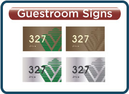 Wyndham Garden Guest Room Number Signs