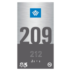 Wyndham Dual Brand Room Number- WYN Hotels & Resorts No Smoke, HC, HI