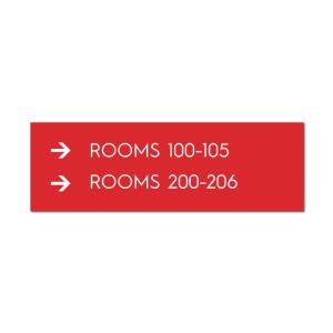 Canada's Best Value Inn Directional - 2 Line (Long) 11 7/8" w  x 3 7/8" h