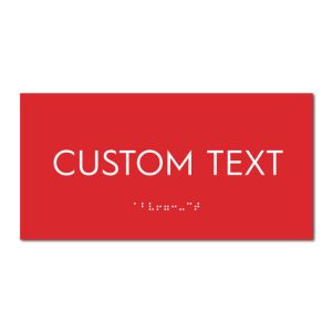Canada's Best Value Inn Custom Text 7 3/4" w x 3 7/8" h