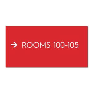 Canada's Best Value Inn Directional - 1 Line 7 3/4" w x 3 7/8" h