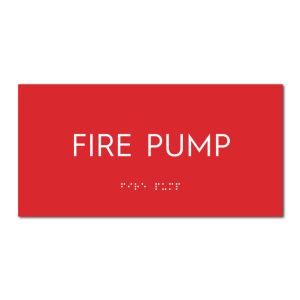 Canada's Best Value Inn Fire Pump 7 3/4" w x 3 7/8" h