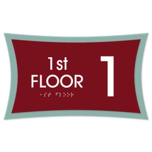 Contempo Exterior Elevator Floor ID