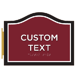 Custom Text Double Sided Sign