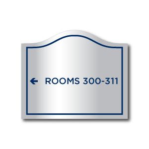 Executive Sign One Line Directional