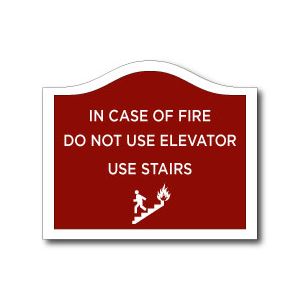 Fire Emergency Use Stairs