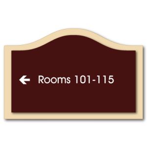 One Line Directional Sign